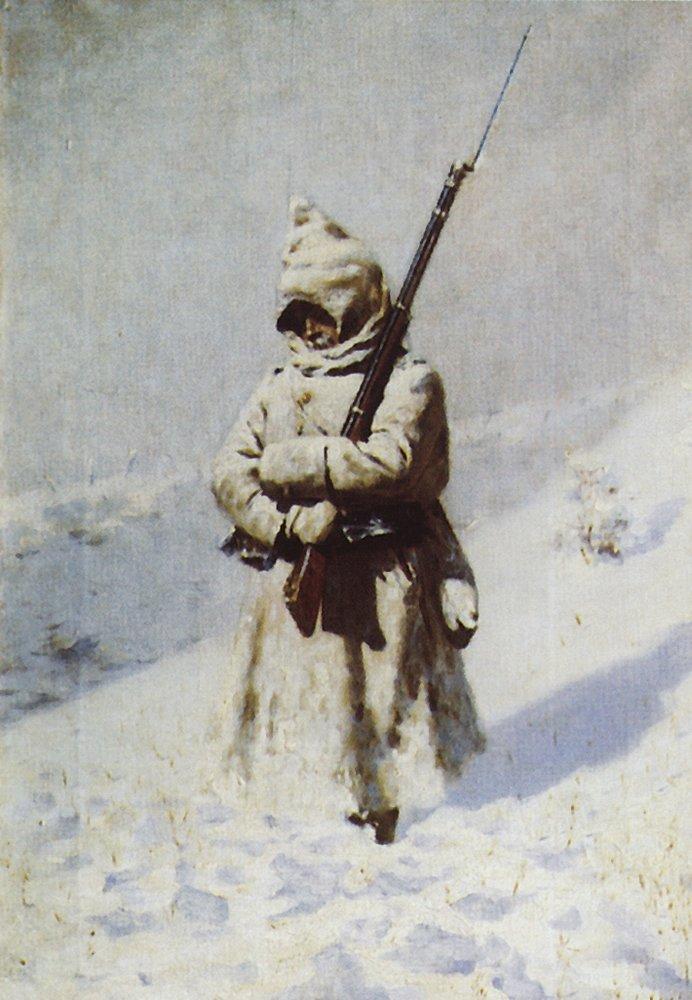 Солдат_на_снегу